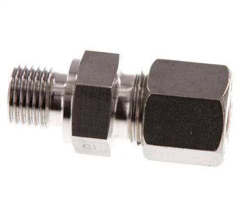 G 1/4'' mâle x 8S Raccord à compression droit en acier inoxydable 630 Bar DIN 2353