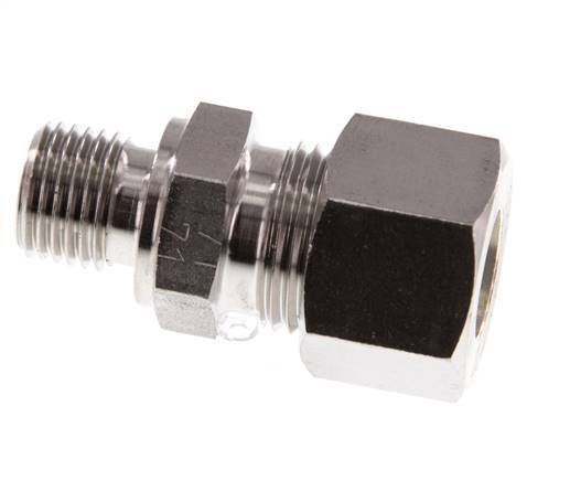 G 1/4'' mâle x 12L Raccord à compression droit en acier inoxydable 315 Bar DIN 2353