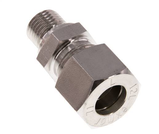 G 1/4'' mâle x 12L Raccord à compression droit en acier inoxydable 315 Bar DIN 2353
