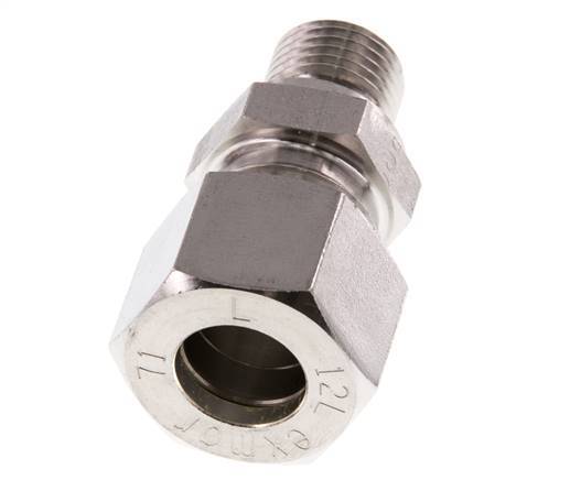 G 1/4'' mâle x 12L Raccord à compression droit en acier inoxydable 315 Bar DIN 2353
