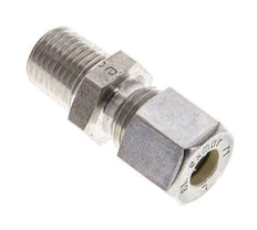 1/4'' NPT Male x 8L Stainless steel Straight Compression Fitting 315 Bar DIN 2353