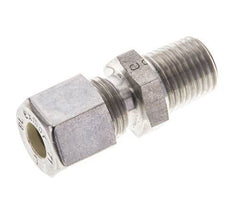 1/4'' NPT Male x 8L Stainless steel Straight Compression Fitting 315 Bar DIN 2353