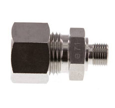 G 1/8'' mâle x 12L Raccord à compression droit en acier inoxydable 315 Bar DIN 2353