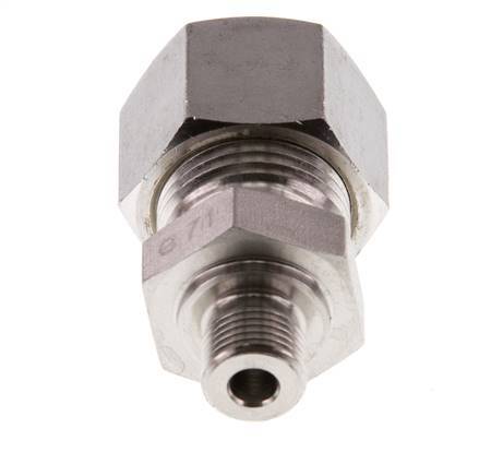 G 1/8'' mâle x 12L Raccord à compression droit en acier inoxydable 315 Bar DIN 2353