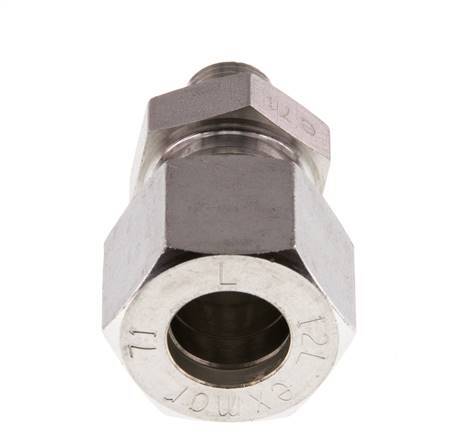 G 1/8'' mâle x 12L Raccord à compression droit en acier inoxydable 315 Bar DIN 2353