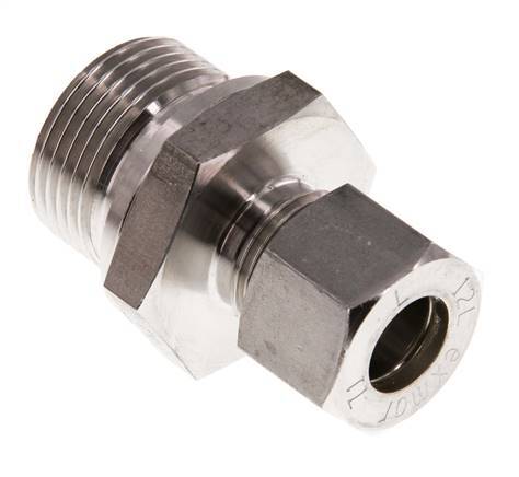 G 3/4'' Male x 12L Stainless steel Straight Compression Fitting 315 Bar DIN 2353