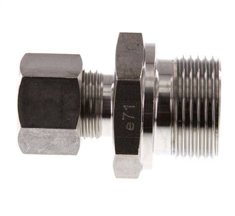 G 3/4'' mâle x 12L Raccord à compression droit en acier inoxydable 315 Bar DIN 2353