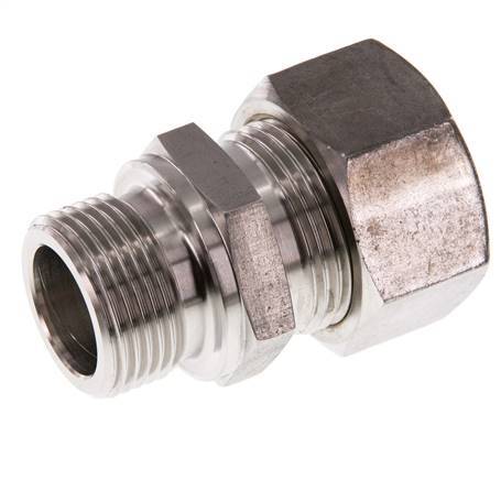 G 3/4'' mâle x 22L Raccord à compression droit en acier inoxydable 160 Bar DIN 2353