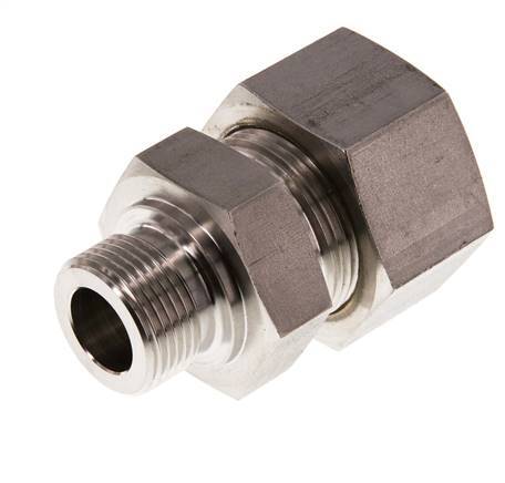 G 3/4'' mâle x 25S Raccord à compression droit en acier inoxydable 400 Bar DIN 2353