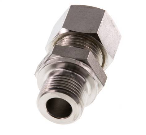 G 3/8'' mâle x 12L Raccord à compression droit en acier inoxydable 315 Bar DIN 2353