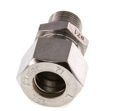 G 3/8'' mâle x 15L Raccord à compression droit en acier inoxydable 315 Bar DIN 2353