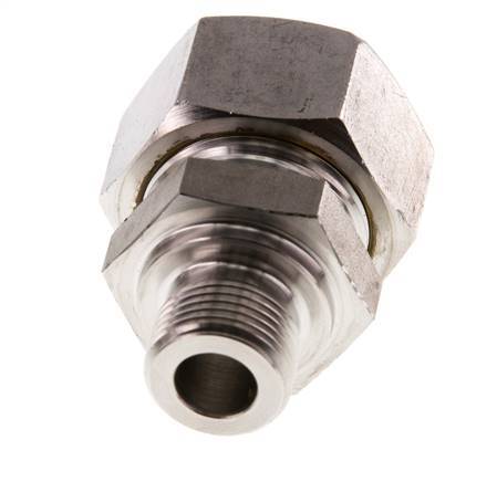 G 3/8'' mâle x 18L Raccord à compression droit en acier inoxydable 315 Bar DIN 2353