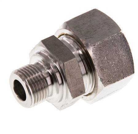 G 3/8'' mâle x 18L Raccord à compression droit en acier inoxydable 315 Bar DIN 2353