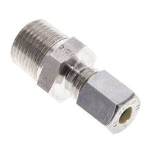 3/8'' NPT Male x 6L Stainless steel Straight Compression Fitting 315 Bar DIN 2353
