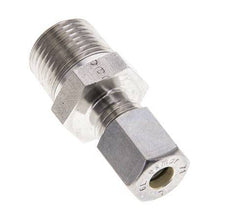 3/8'' NPT Male x 6L Stainless steel Straight Compression Fitting 315 Bar DIN 2353