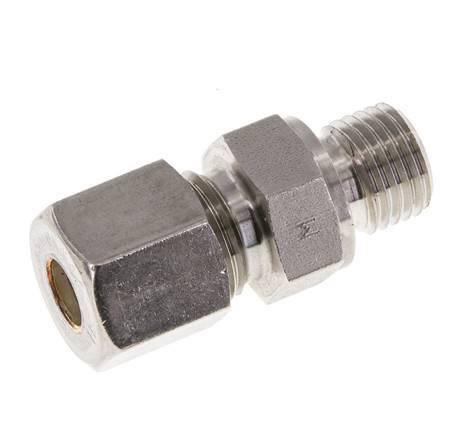 M14x1,5 Mâle x 8S Raccord à compression droit en acier inoxydable 630 Bar DIN 2353