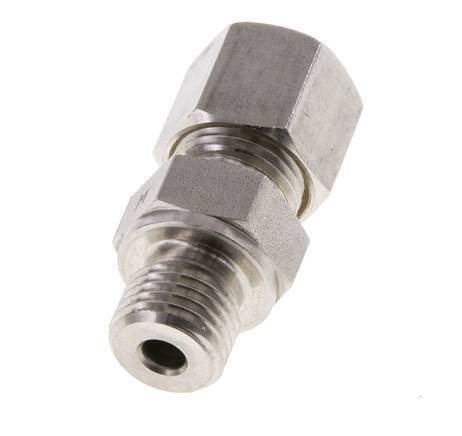 M14x1,5 Mâle x 8S Raccord à compression droit en acier inoxydable 630 Bar DIN 2353