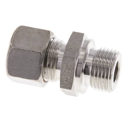 M18x1.5 Mâle x 12L Raccord à compression droit en acier inoxydable 315 Bar DIN 2353