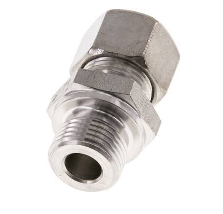 M18x1.5 Mâle x 12L Raccord à compression droit en acier inoxydable 315 Bar DIN 2353