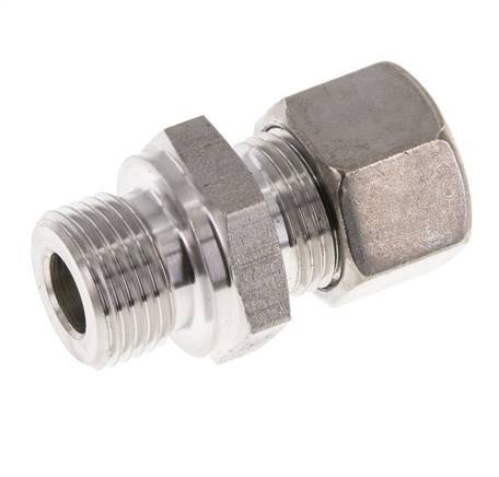 M18x1.5 Mâle x 12L Raccord à compression droit en acier inoxydable 315 Bar DIN 2353