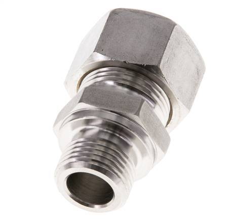 M18x1.5 Mâle x 15L Raccord à compression droit en acier inoxydable 315 Bar DIN 2353