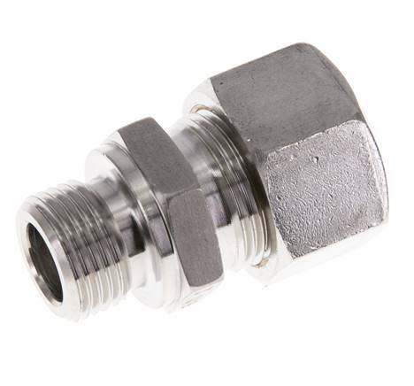 M18x1.5 Mâle x 15L Raccord à compression droit en acier inoxydable 315 Bar DIN 2353