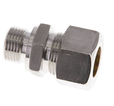 M18x1.5 Mâle x 15L Raccord à compression droit en acier inoxydable 315 Bar DIN 2353