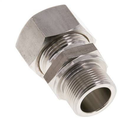 M26x1,5 Mâle x 22L Raccord à compression droit en acier inoxydable 160 Bar DIN 2353