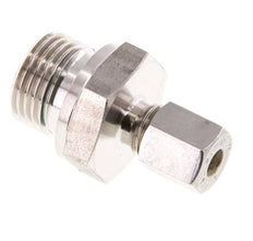 G 1/2'' mâle x 6L Raccord à compression droit en acier inoxydable avec joint FKM 315 Bar DIN 2353