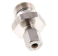 G 1/2'' mâle x 6L Raccord à compression droit en acier inoxydable avec joint FKM 315 Bar DIN 2353