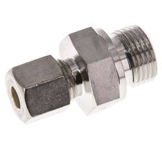 G 1/2'' mâle x 8S Raccord à compression droit en acier inoxydable avec joint FKM 630 Bar DIN 2353