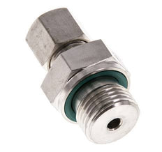 G 1/2'' mâle x 8S Raccord à compression droit en acier inoxydable avec joint FKM 630 Bar DIN 2353