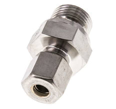 G 1/2'' mâle x 8S Raccord à compression droit en acier inoxydable avec joint FKM 630 Bar DIN 2353