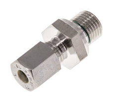G Raccord à compression droit 1/4'' mâle x 6L en acier inoxydable avec joint FKM 315 Bar DIN 2353