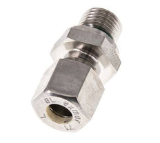 G Raccord à compression droit 1/4'' mâle x 8L en acier inoxydable avec joint FKM 315 Bar DIN 2353