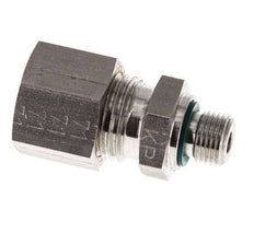 G 1/8'' mâle x 10L Raccord à compression droit en acier inoxydable avec joint FKM 315 Bar DIN 2353