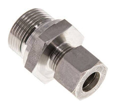 G 3/4'' Male x 12L Stainless steel Straight Compression Fitting with FKM Seal 315 Bar DIN 2353