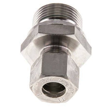 G 3/4'' Male x 12L Stainless steel Straight Compression Fitting with FKM Seal 315 Bar DIN 2353