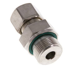 G 3/4'' mâle x 14S Raccord à compression droit en acier inoxydable avec joint FKM 630 Bar DIN 2353