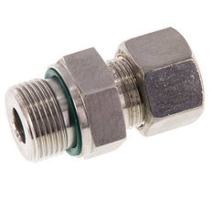 G 3/4'' mâle x 16S Raccord à compression droit en acier inoxydable avec joint FKM 400 Bar DIN 2353