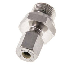 G 3/8'' mâle x 6L Raccord à compression droit en acier inoxydable avec joint FKM 315 Bar DIN 2353