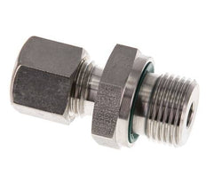 G 3/8'' mâle x 8L Raccord à compression droit en acier inoxydable avec joint FKM 315 Bar DIN 2353