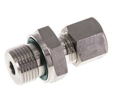 G 3/8'' mâle x 8L Raccord à compression droit en acier inoxydable avec joint FKM 315 Bar DIN 2353