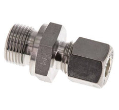 G 3/8'' mâle x 8L Raccord à compression droit en acier inoxydable avec joint FKM 315 Bar DIN 2353