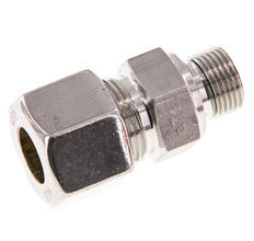 G 3/8'' mâle x 14S Raccord à compression droit en acier inoxydable avec joint FKM 630 Bar DIN 2353