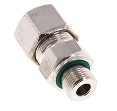 G 3/8'' mâle x 14S Raccord à compression droit en acier inoxydable avec joint FKM 630 Bar DIN 2353