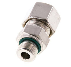 G 3/8'' mâle x 14S Raccord à compression droit en acier inoxydable avec joint FKM 630 Bar DIN 2353