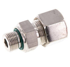 G 3/8'' mâle x 14S Raccord à compression droit en acier inoxydable avec joint FKM 630 Bar DIN 2353