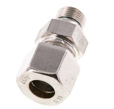 G 3/8'' mâle x 14S Raccord à compression droit en acier inoxydable avec joint FKM 630 Bar DIN 2353