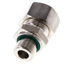 G 3/8'' mâle x 15L Raccord à compression droit en acier inoxydable avec joint FKM 315 Bar DIN 2353